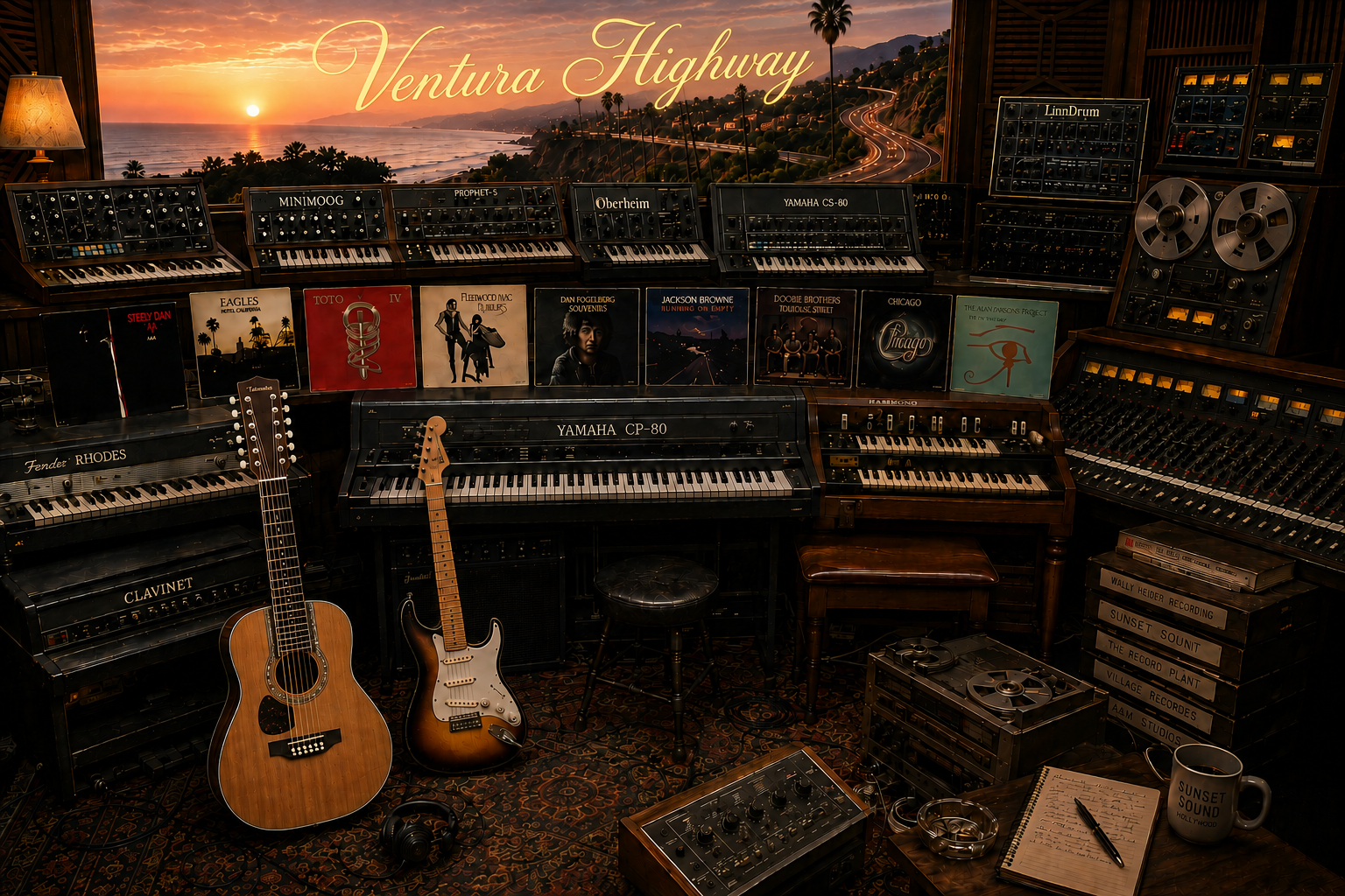 Ventura Highway — Californie et studio West Coast